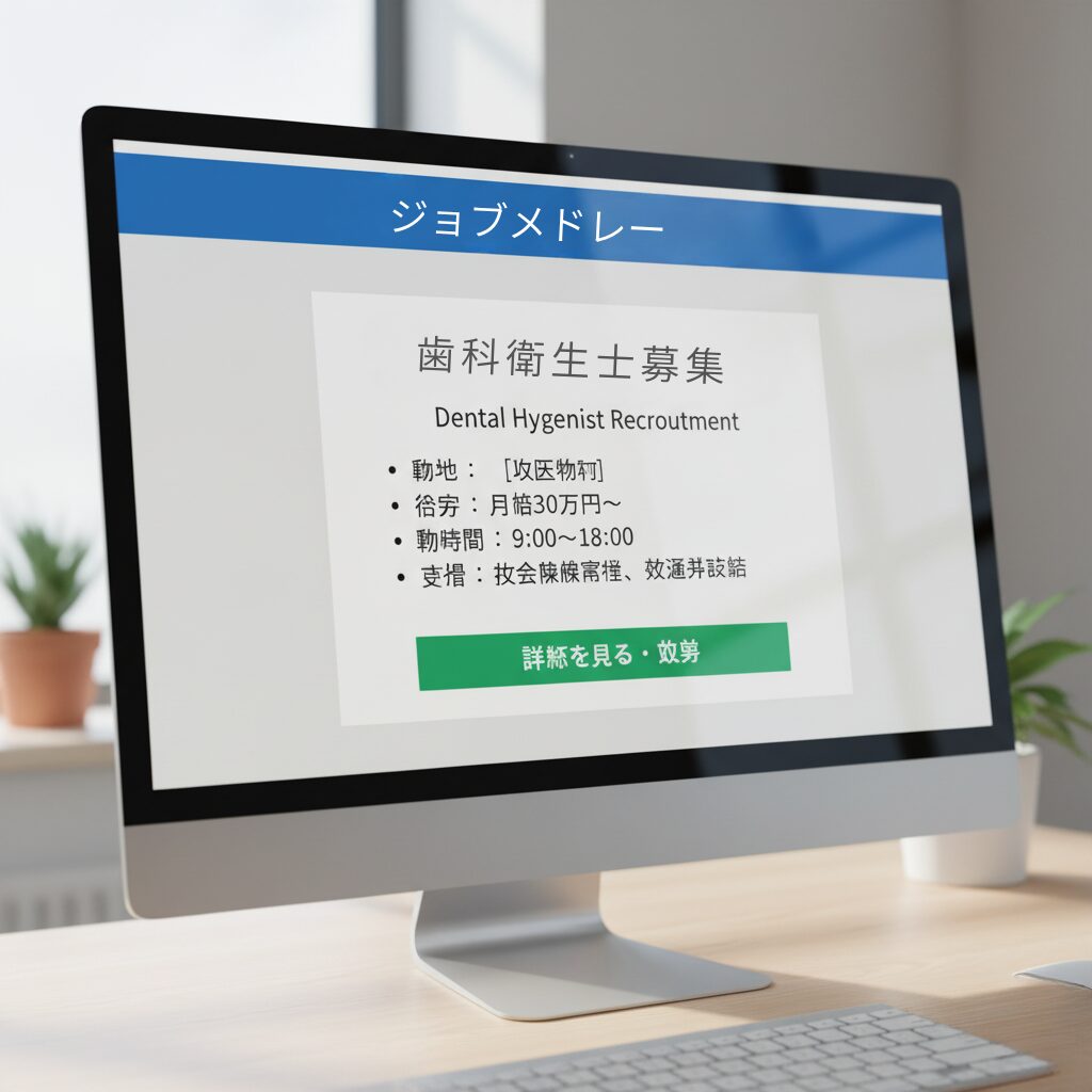 ジョブメドレー　採用　求人　支援　歯科衛生士　歯科医師　スタッフ　人材不足
