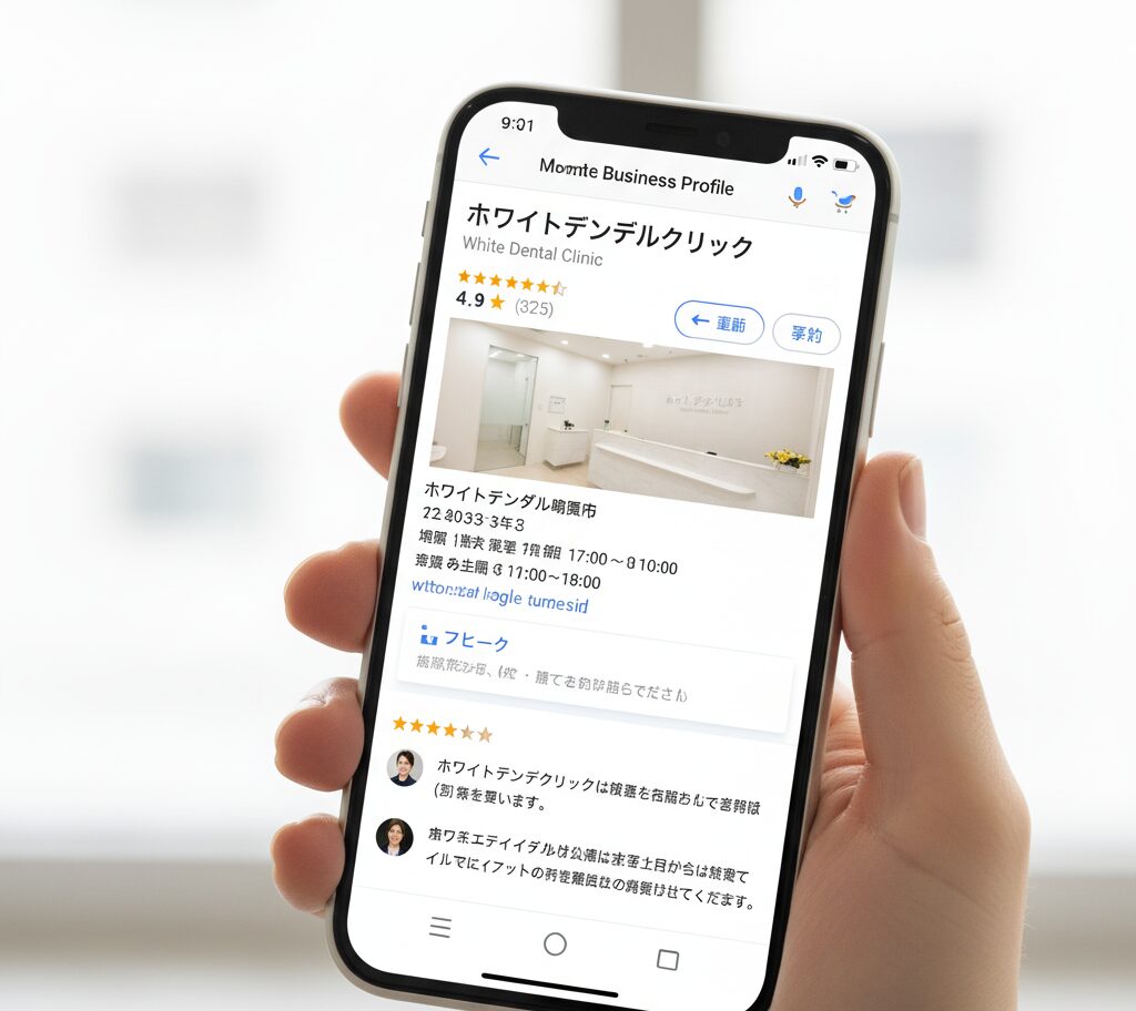 歯科医院 検索 Google 歯科医師 歯科衛生士 GBP MEO対策